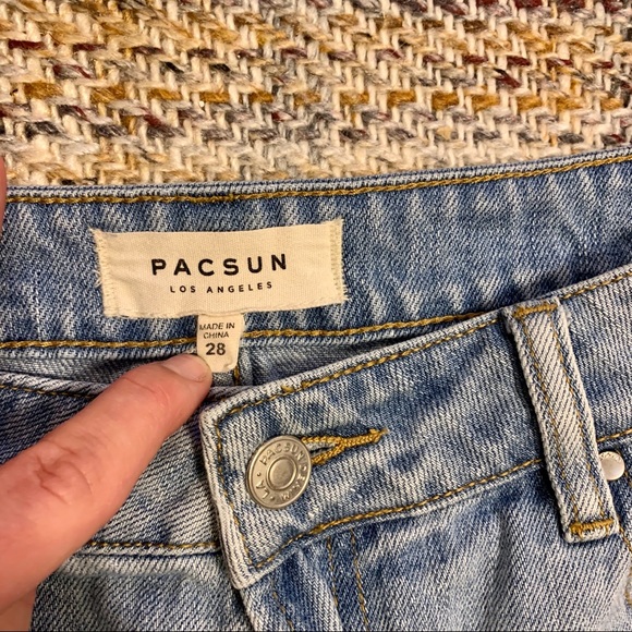 Pacsun light denim mini skirt - Picture 2 of 3